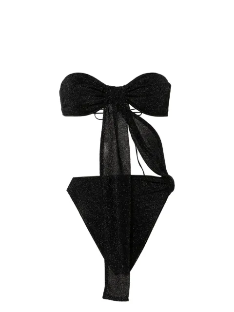 Oséree Costume intero lamé con cut-out