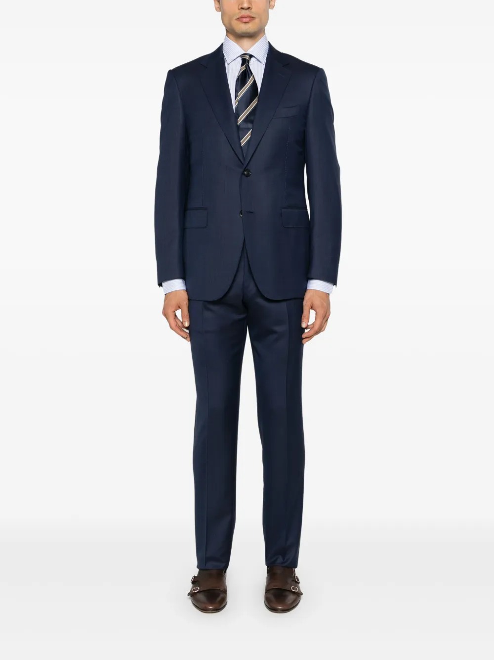 Canali Pak met enkele rij knopen - Blauw