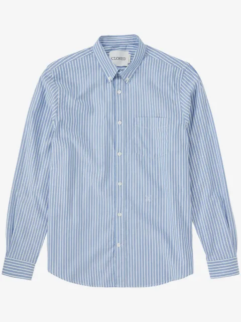 Closed striped cotton shirt