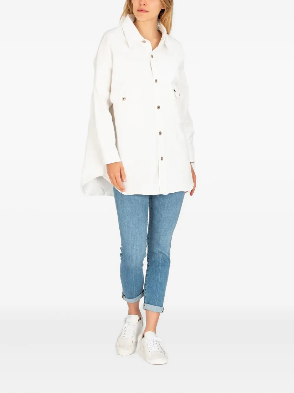 FRAME Jeans met riemlussen - Blauw
