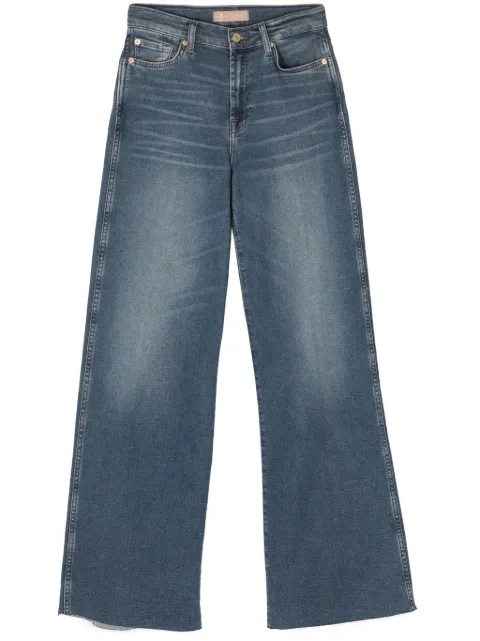 7 For All Mankind جينز 'لوتا' بقصة واسعة وخصر عالي