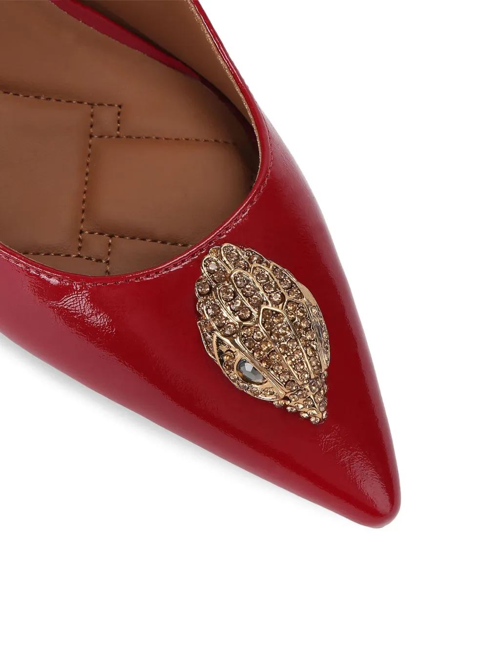 Kurt Geiger London Belgravia leren pumps 60 mm Rood
