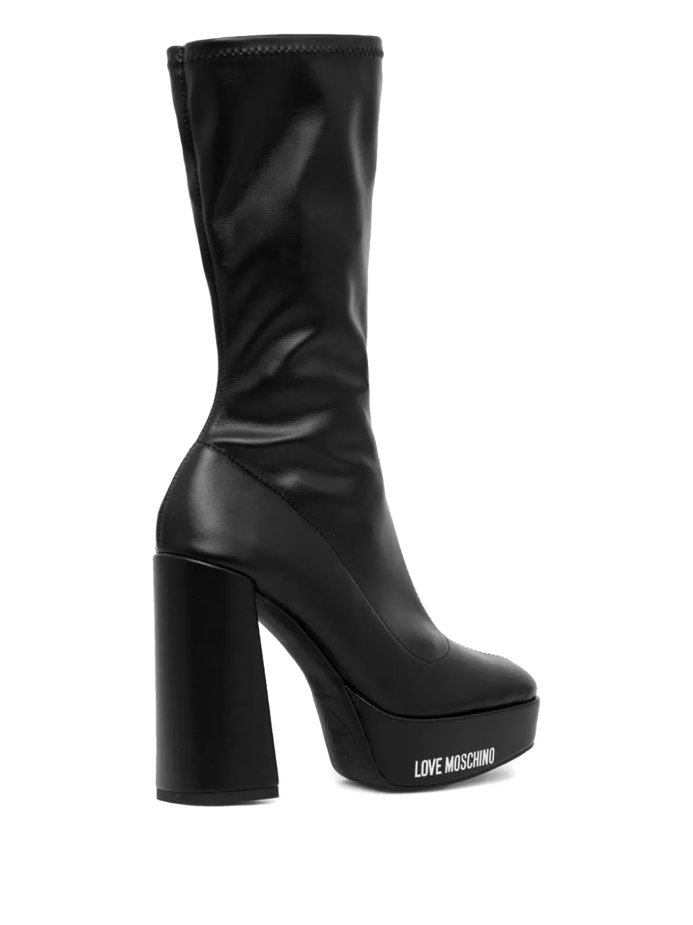 Love Moschino 120mm platform boots Black