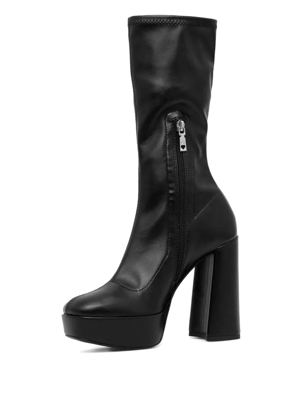 Love Moschino 120mm platform boots Black