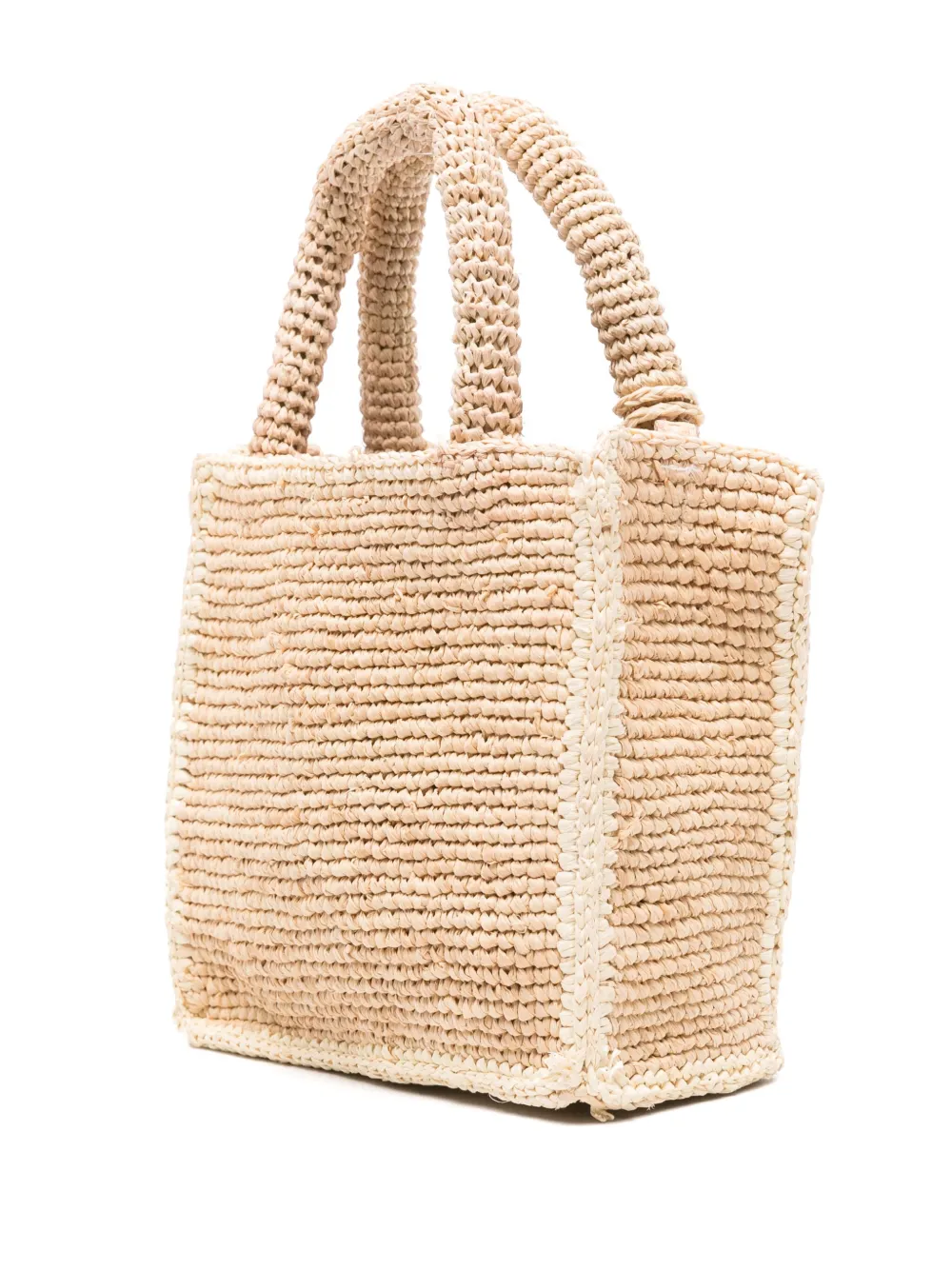 MC2 Saint Barth Vanity Sponge kleine shopper Beige