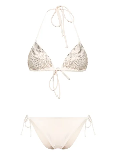 MC2 Saint Barth rhinestoned triangle bikini