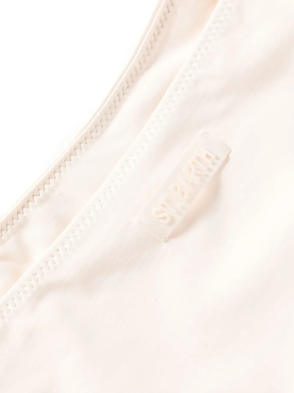 Mc2 Saint Barth Rhinestoned Triangle Bikini In Neutrals
