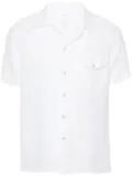 Eleventy short-sleeve linen shirt - White