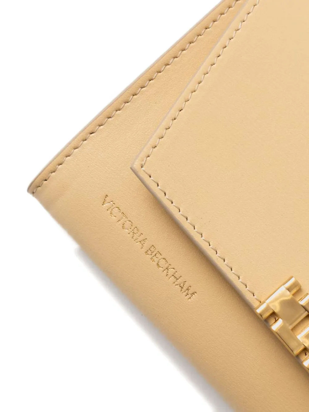 Victoria Beckham Crossbodytas met schakelketting Beige