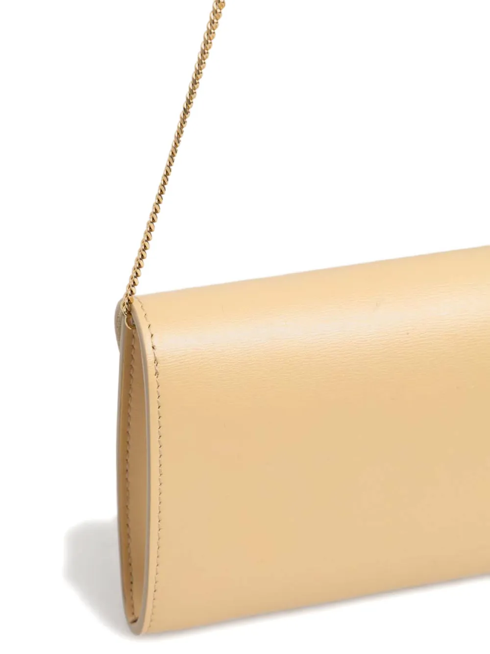 Victoria Beckham Crossbodytas met schakelketting Beige