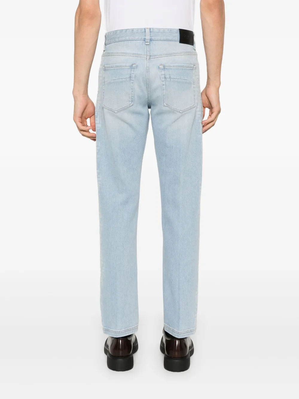 FENDI Jeans met toelopende pijpen Blauw