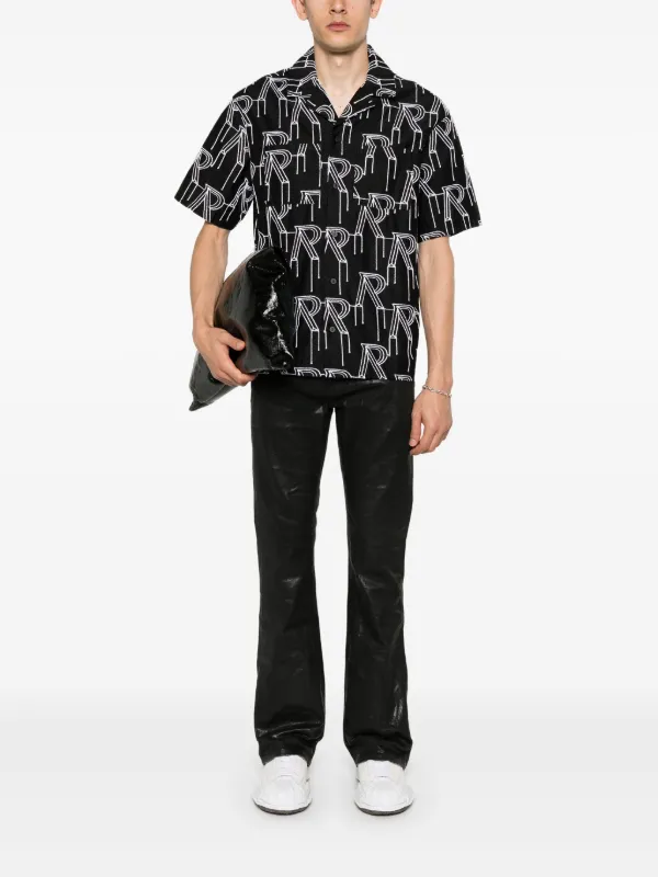 Purple Brand ダメージフレアジーンズ Purple Brand ダメージ スキニージーンズ | ブラック | FARFETCH JP