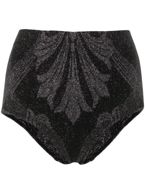 Wolford x ETRO jacquard lurex mini shorts