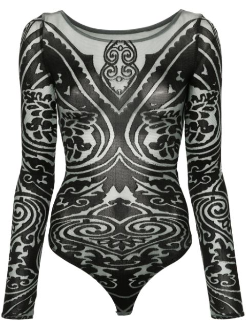 Wolford x ETRO Body Tattoo bodysuit