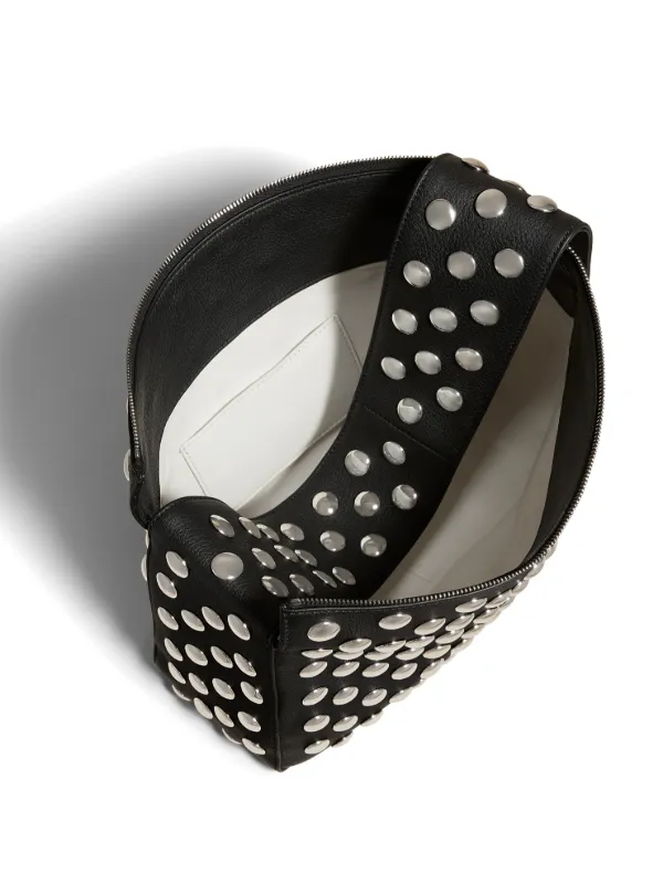 KHAITE Elena スタッズ ショルダーバッグ | ブラック | FARFETCH JP