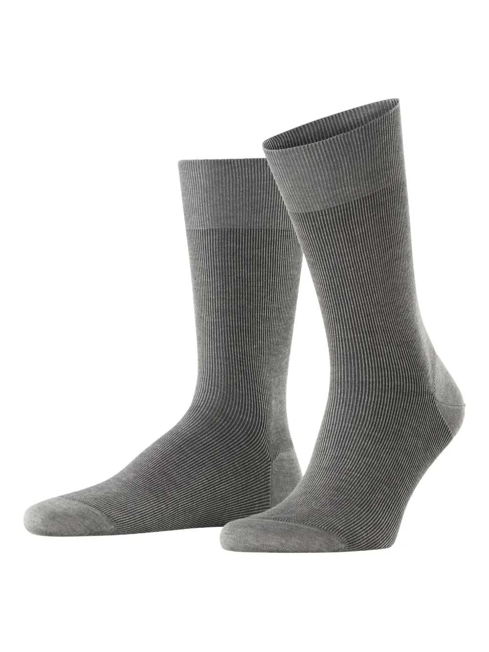 Falke shadow stripe fine socks | Grey | Image 1