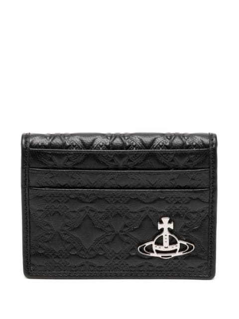 Vivienne Westwood Orborama-embossed cardholder