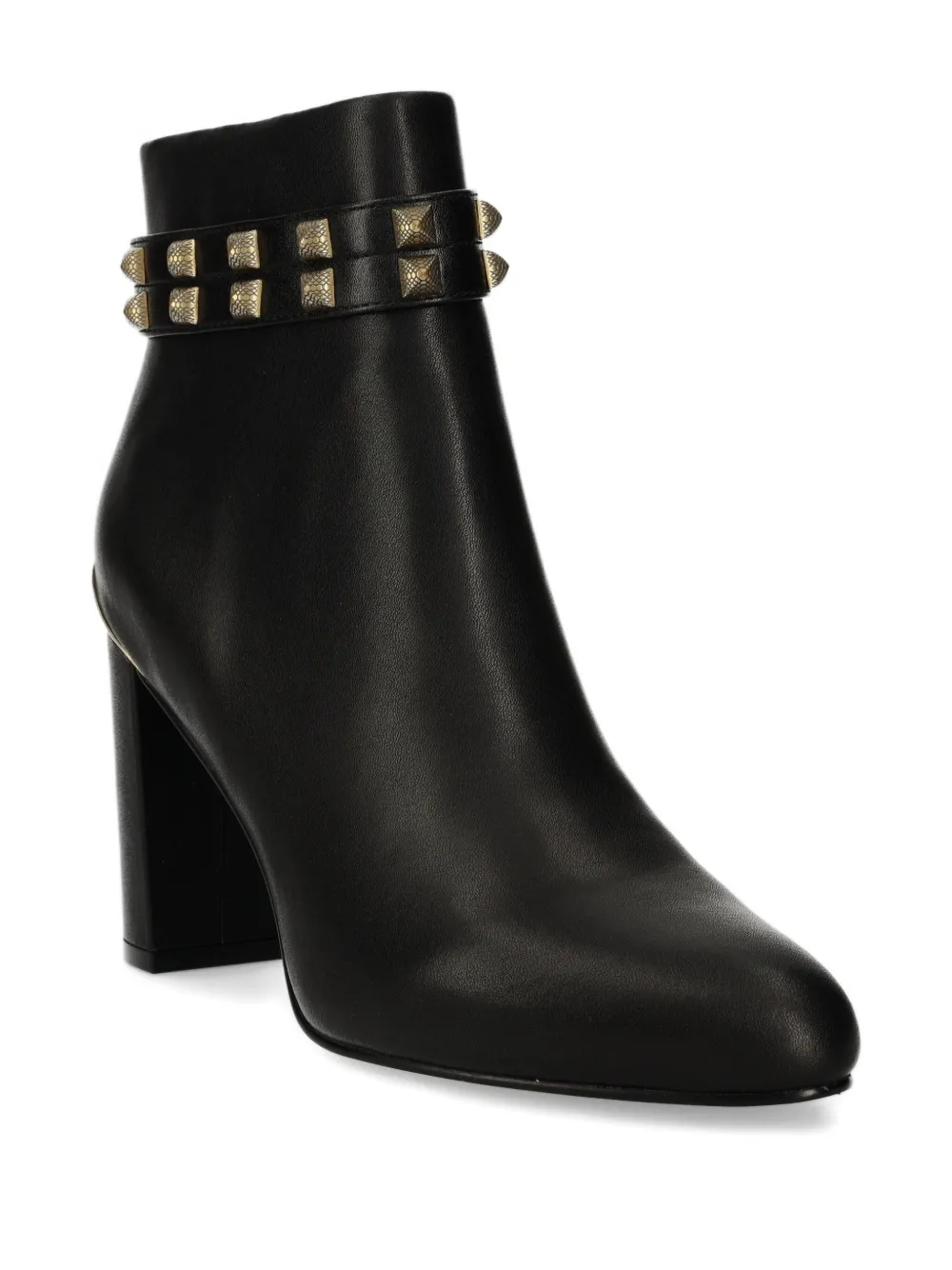 Just Cavalli 85mm Studded Heeled Boots In Black