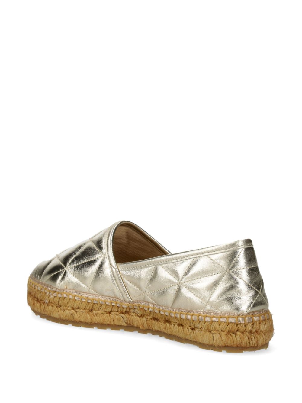 Love Moschino Gewatteerde espadrilles Goud