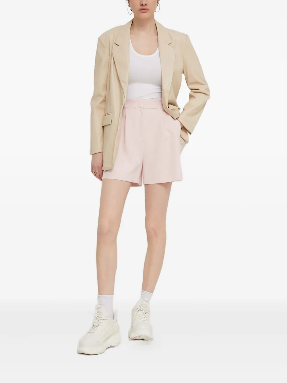 Chiara Ferragni pleat-detail shorts | Tailored Shorts | Image 2