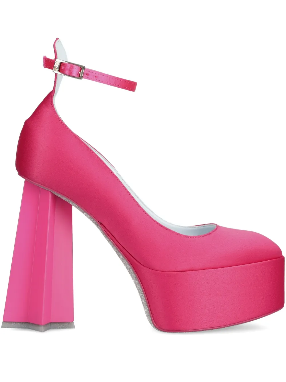 Chiara Ferragni Star pumps met plateauzool Roze
