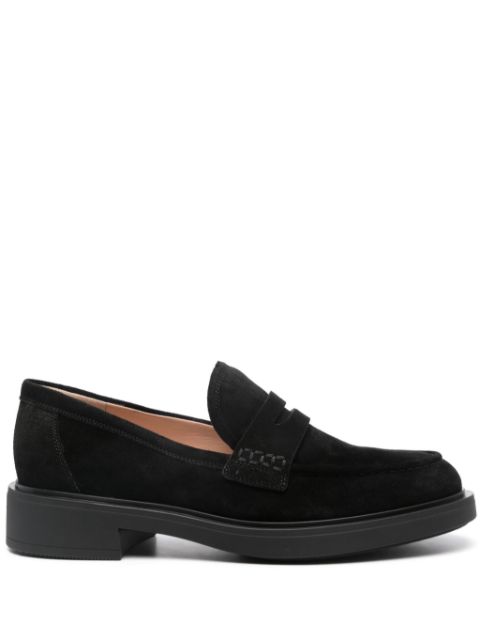 Gianvito Rossi Harris suede loafers Women