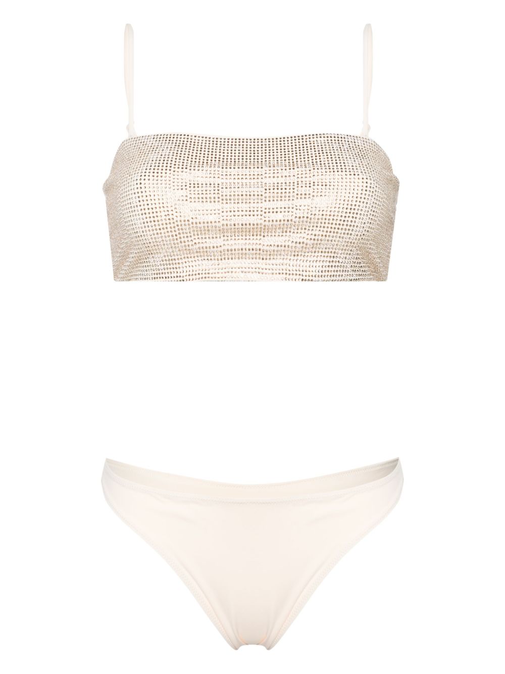 MC2 Saint Barth Bandeau bikini Beige