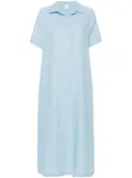 Eleventy linen shift maxi dress - Blue