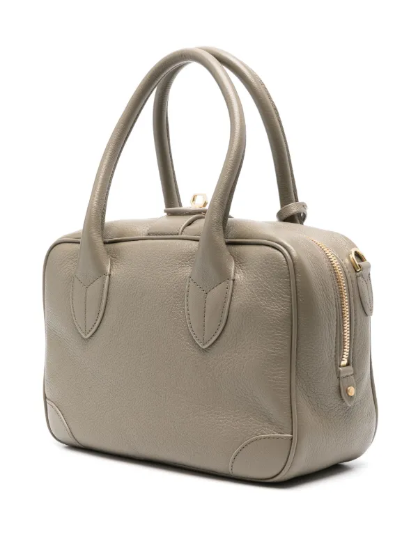 トートバッグ Golden Goose FW25 Handbags (GWA00468 A00056511732) Venezia Bag in butter-colored boarded leather with gold details