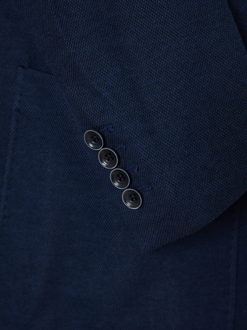 Canali Blazer met enkele rij knopen Blauw