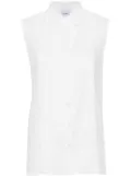 ASPESI sleeveless button-up shirt - White