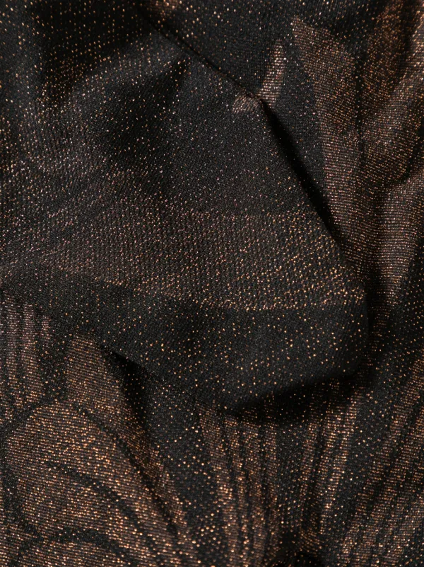 Wolford x ETRO メタリック ジャカードタイツ | ブラック