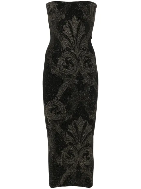 Wolford vestido midi con motivo barroco en jacquard de WOLFORD x ETRO