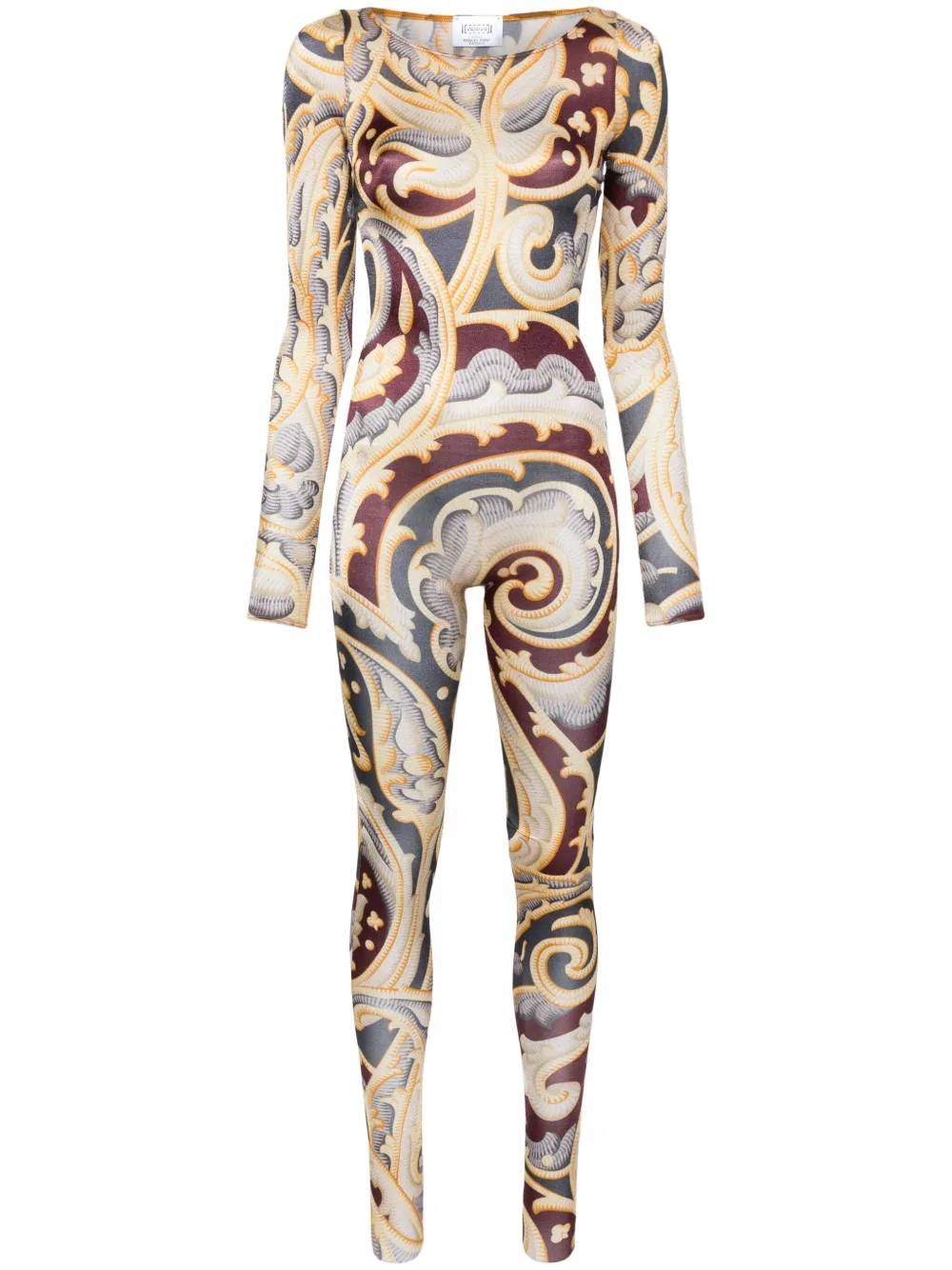 x ETRO paisley-print catsuit