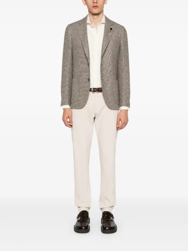 Lardini シングルジャケット | ブラウン | FARFETCH JP