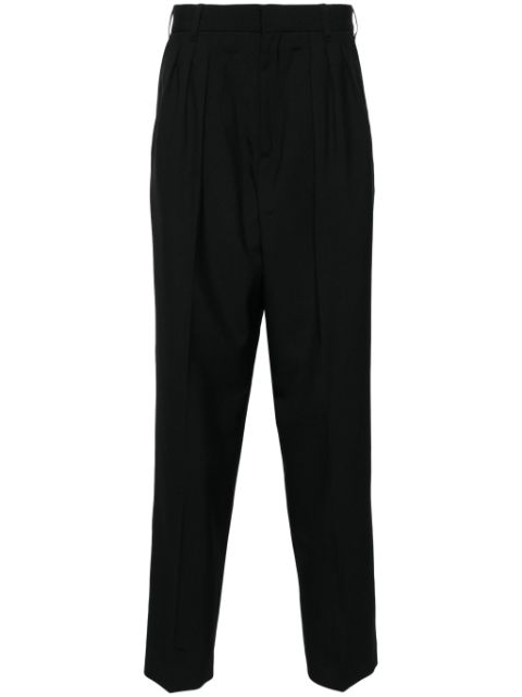 Kenzo pleated wool tailored trousers Men