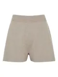 extreme cashmere knitted elastic-waist shorts - Neutrals