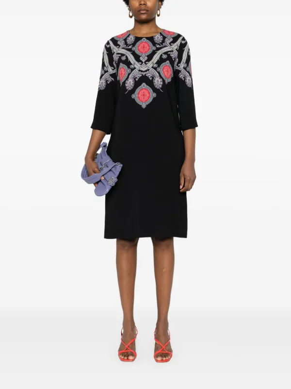 ETRO ペイズリー ドレス ブラック ETRO ペイズリー ドレス | ブラック | FARFETCH JP