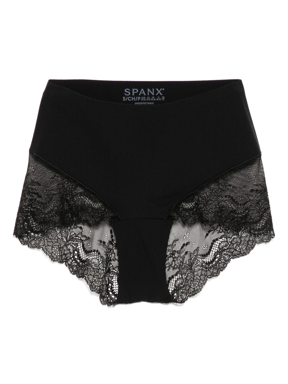 SPANX lace detailing brief - Black