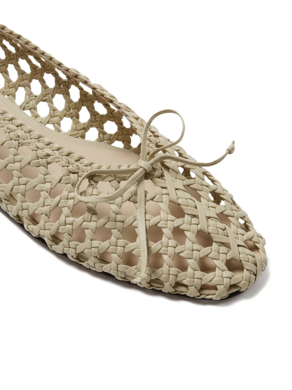 Le Monde Beryl Regency woven flat pumps Neutrals