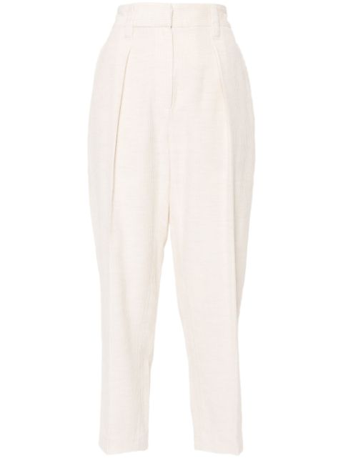 Brunello Cucinelli pressed-crease corduroy trousers