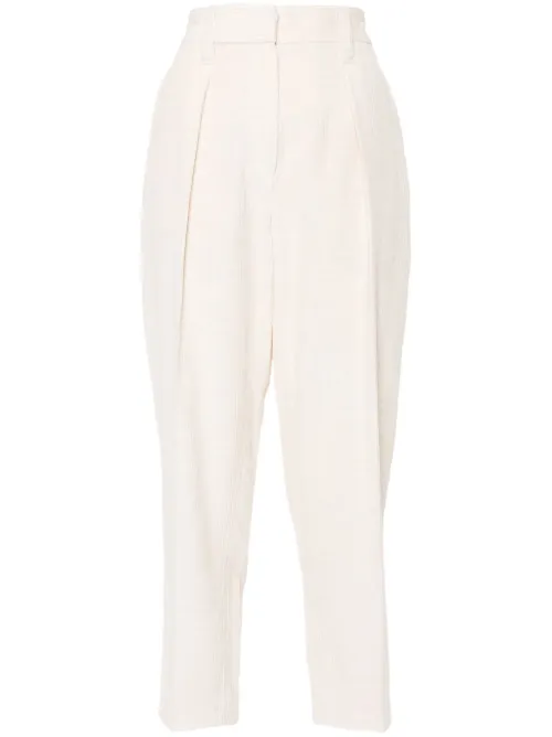 Pantalon en velours côtelé à plis marqués - Brunello Cucinelli - Modalova
