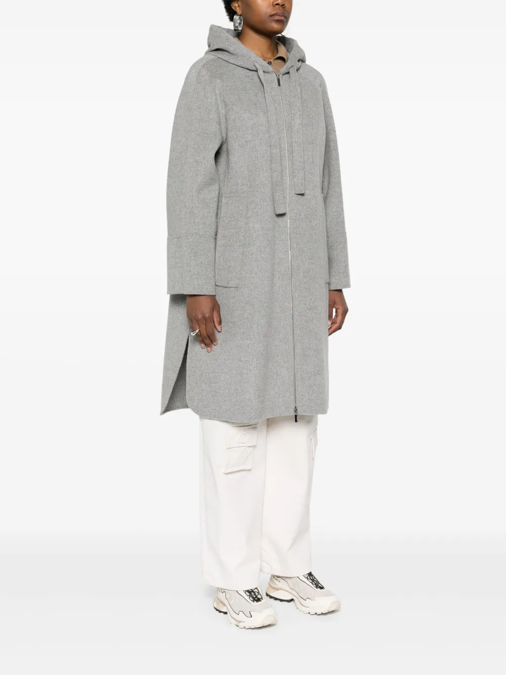 'S Max Mara Jas met capuchon Grijs