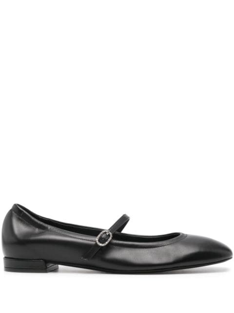 Stuart Weitzman Claris leather ballerina shoes