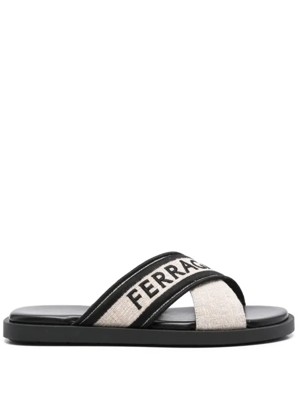 サンダル・ミュール Ferragamo Slide Sandal With Logo Slide with logo - Women | Ferragamo