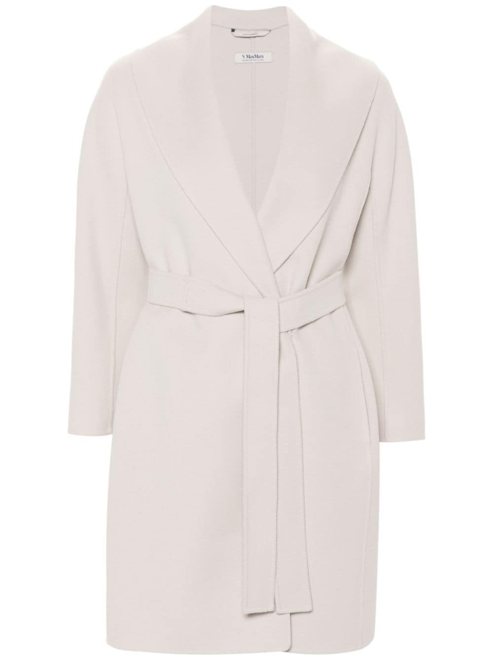 Shop 's Max Mara Messi Virgin Wool Coat In Grey