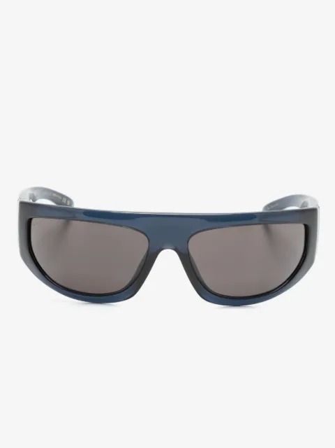Gucci Eyewear logo-plaque shield-frame sunglasses