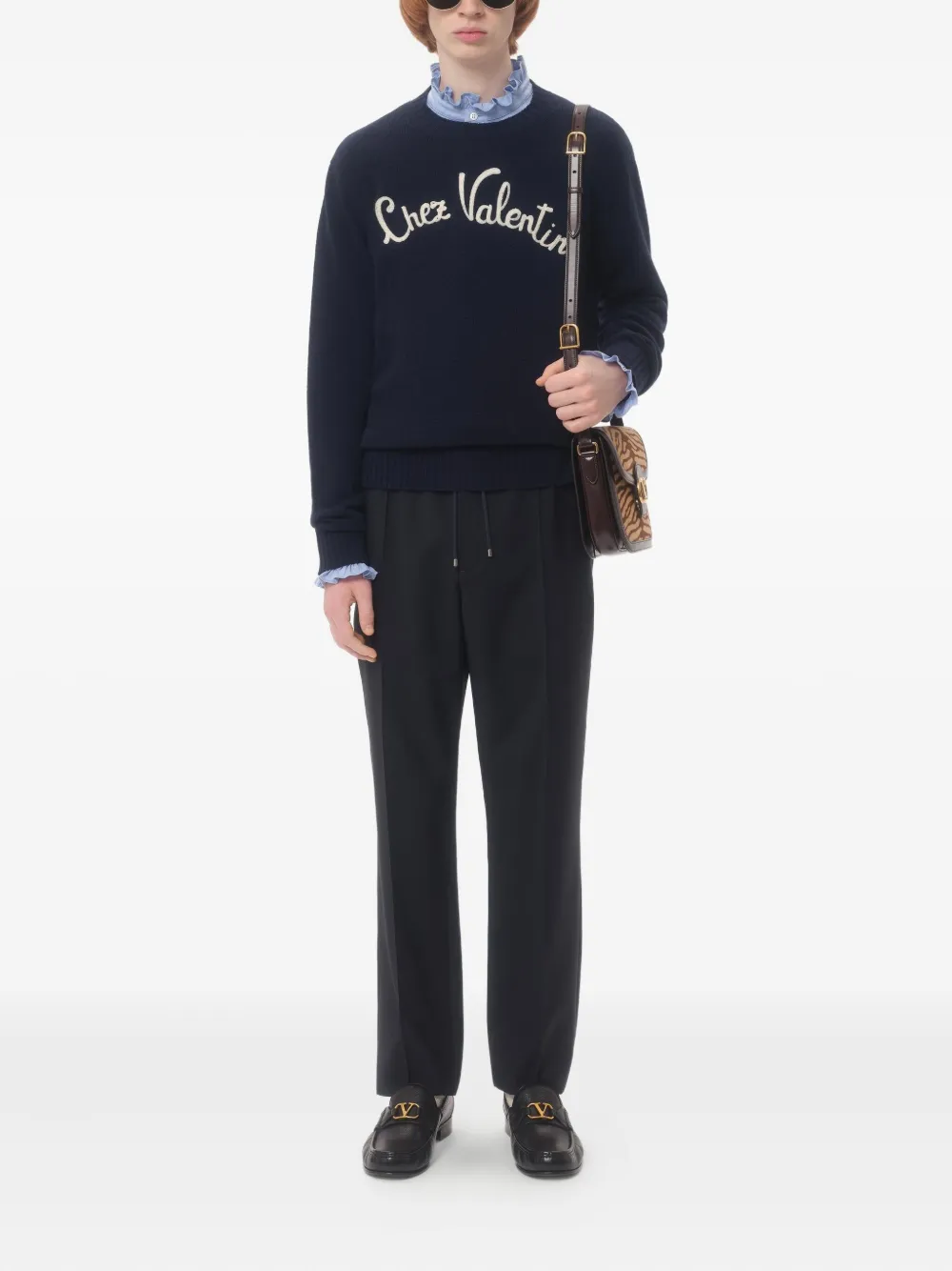 Valentino Garavani drawstring-waist tapered trousers | Tapered Pants | Image 2