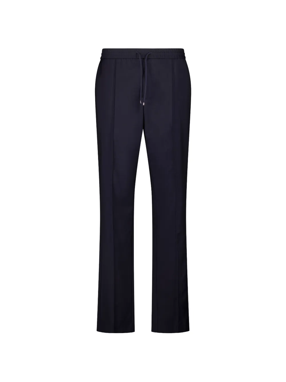 Valentino Garavani Broek met trekkoordtaille en toelopende pijpen Blauw