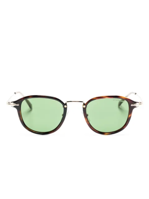 Montblanc lentes de sol con armazón cuadrada
